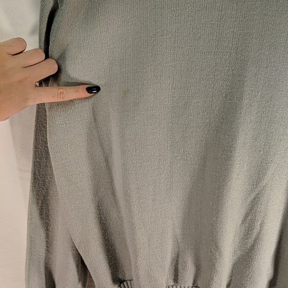 Pride of the West 100% Piltrol Lavender Purple Grey Cardigan Sweater - Picture 10 of 11